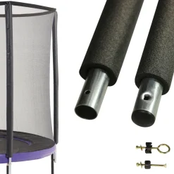 KANGUI - Un poteau de filet de sécurité ø32mm pour trampolines (longeur 212 cm)
