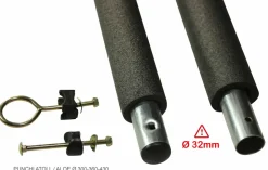 KANGUI - Un poteau de filet de sécurité ø32mm pour trampolines (longeur 212 cm)