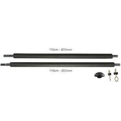 KANGUI - Un poteau de filet de sécurité ø25mm pour trampolines de jardin toutes marques a