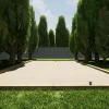 KING MATERIAUX - Kit finition terrain de pétanque jaune 50m²