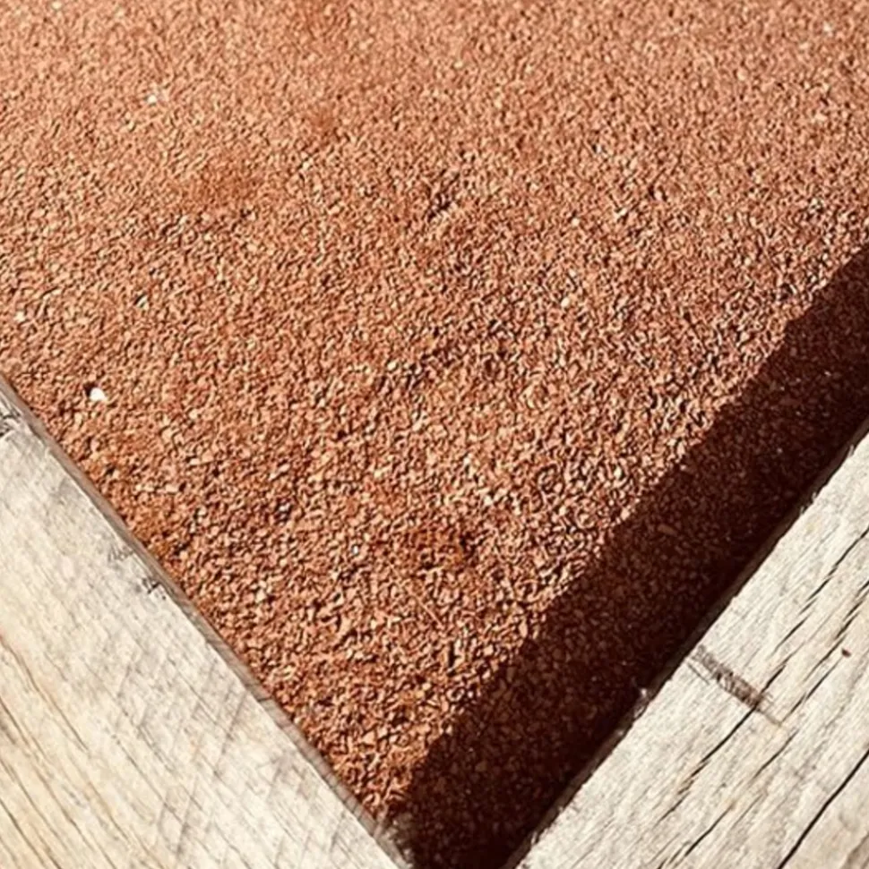 KING MATERIAUX - Kit finition terrain de pétanque rouge 75m²