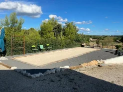 KING MATERIAUX - Kit finition terrain de pétanque jaune 75m²