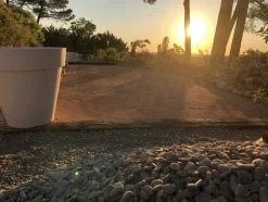 KING MATERIAUX - Kit terrain de pétanque rose 25m²