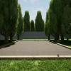 KING MATERIAUX - Kit terrain de pétanque gris 75m²