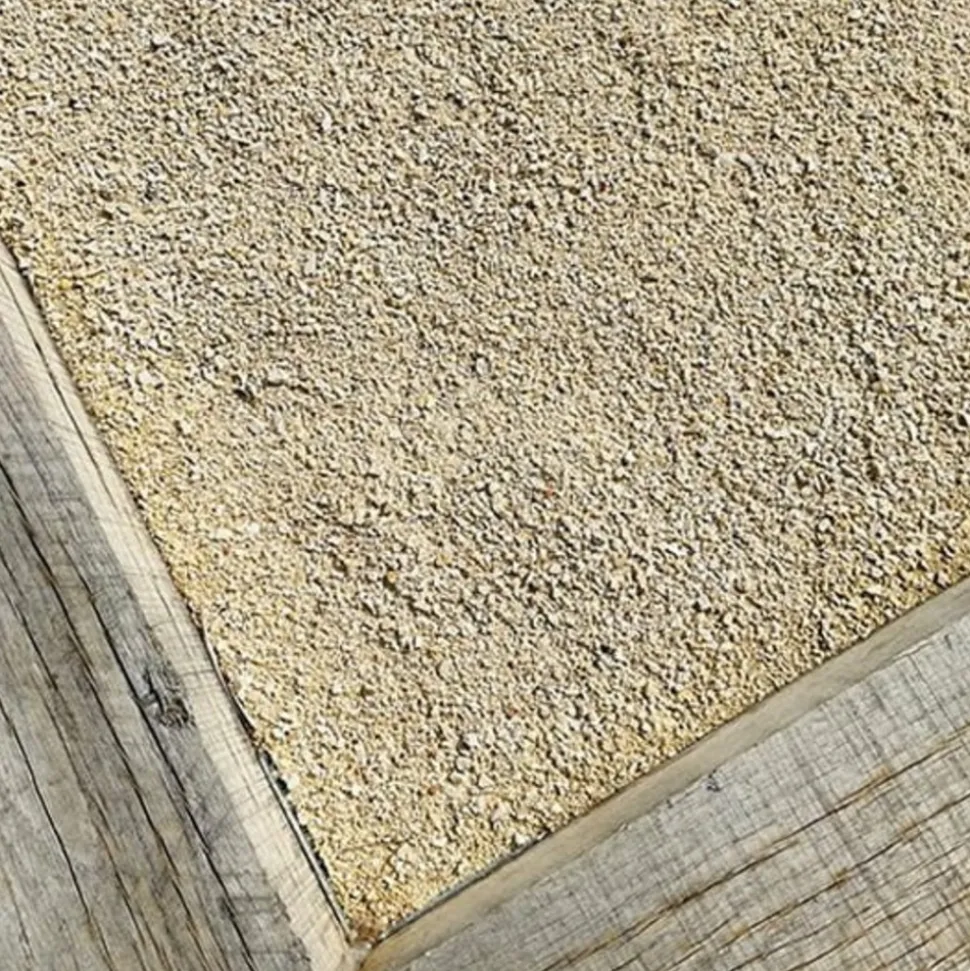 KING MATERIAUX - Kit terrain de pétanque jaune 25m²