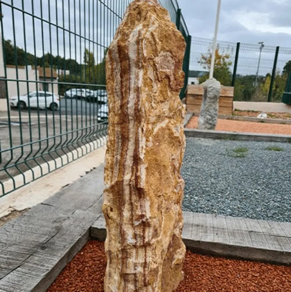 KING MATERIAUX - Mini monolithe orange