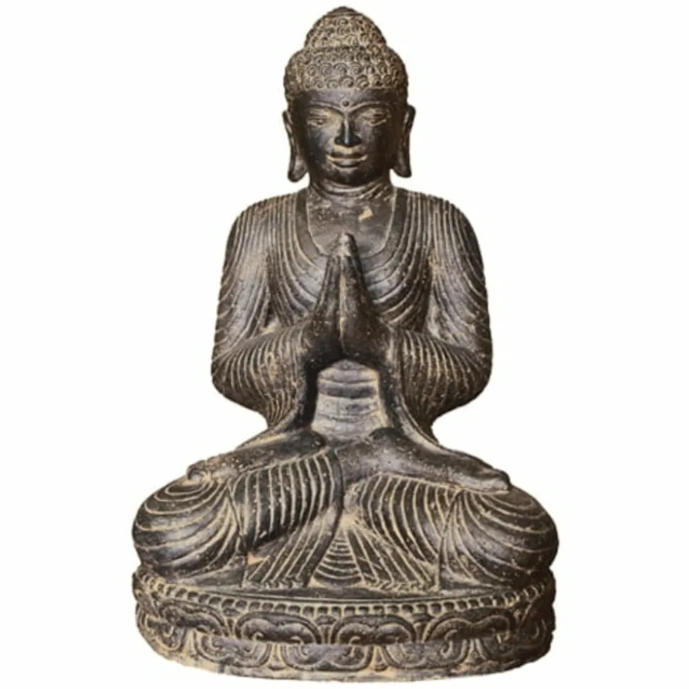 KING MATERIAUX - Statue bouddha 45cm