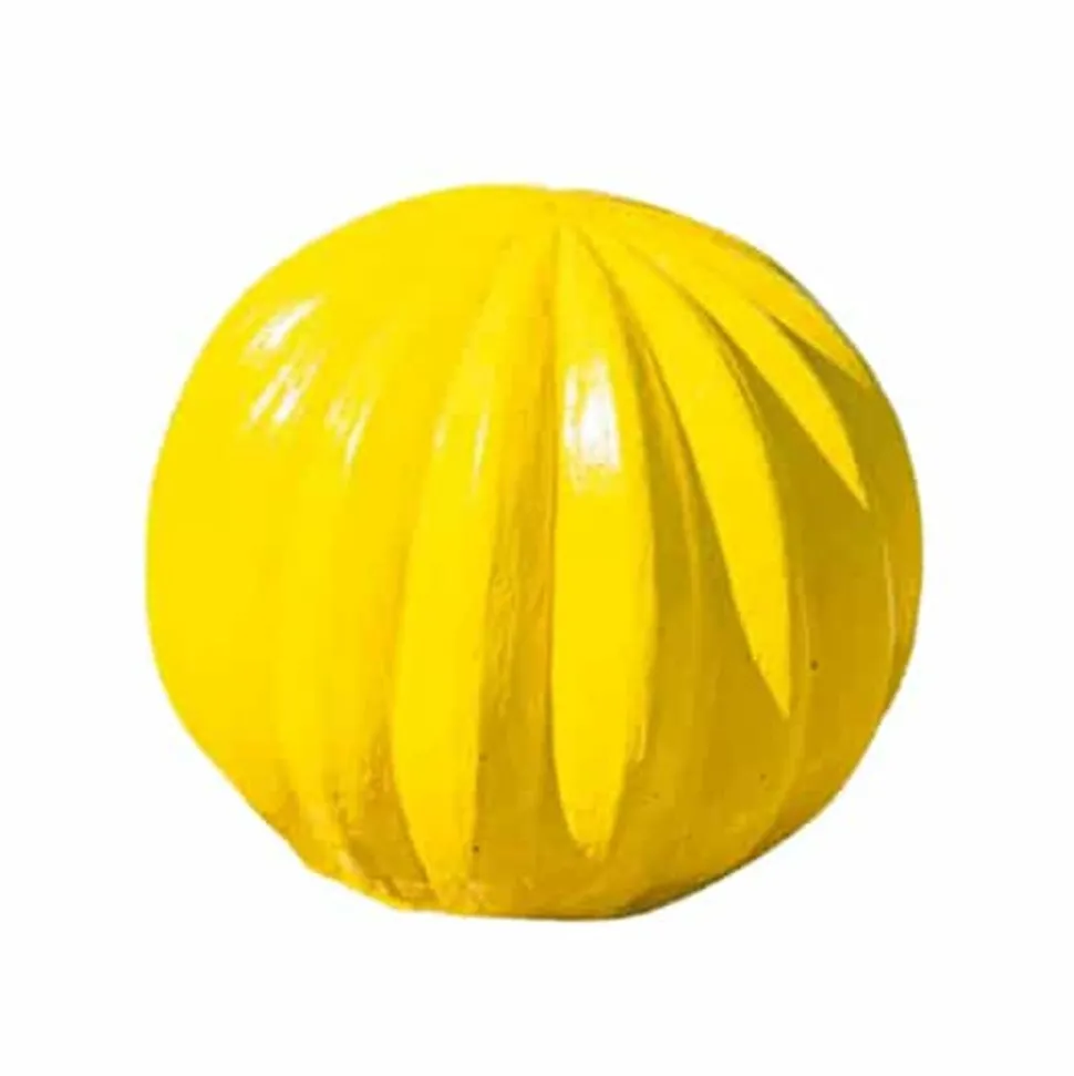 KING MATERIAUX - Statue cactus boule jaune 45cm