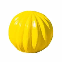 KING MATERIAUX - Statue cactus boule jaune 20cm