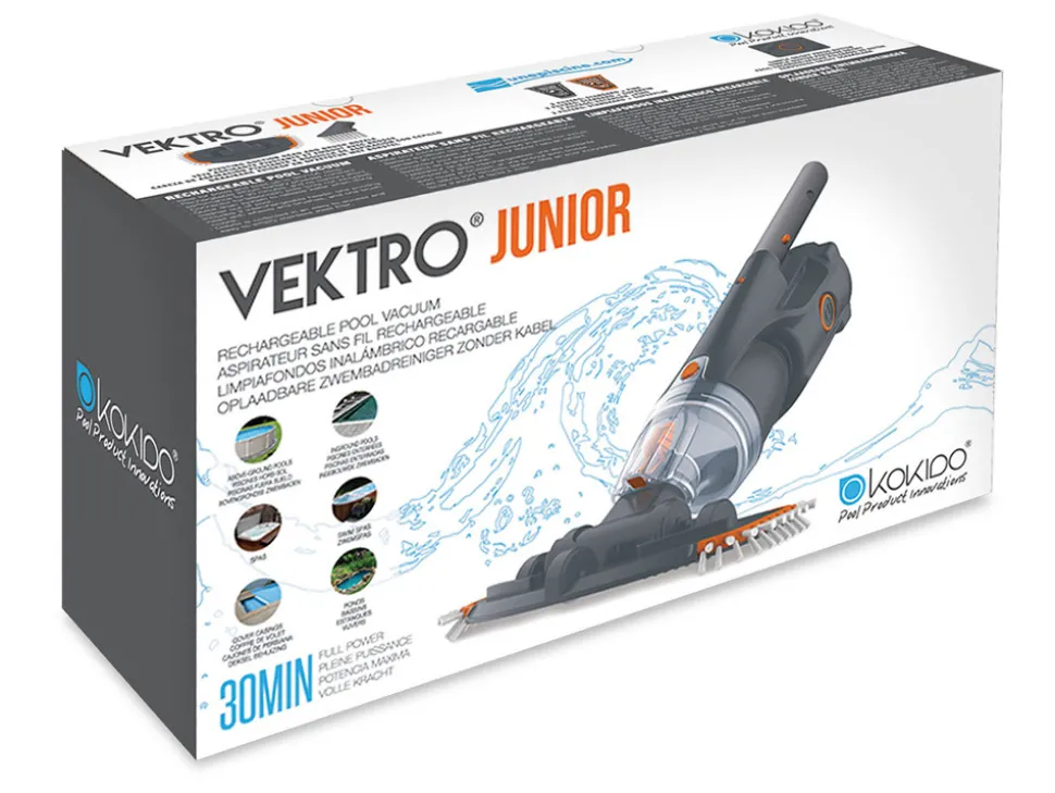 KOKIDO - Aspirateur rechargeable kokido vektro junior pour spas et moyennes piscines