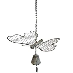 LA GRANDE PRAIRIE - Cloche carillon papillon mirage 30x24x70cm