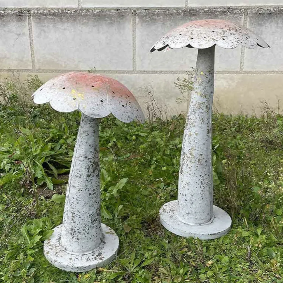 LA GRANDE PRAIRIE - Décoration champignon 24x24x44cm