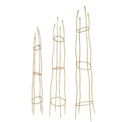 LA GRANDE PRAIRIE - Ensemble 3 supports plantes grimpantes 30x30x171cm