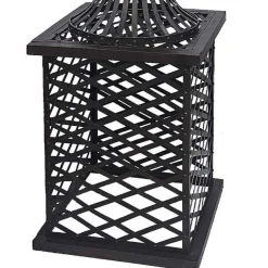 LA GRANDE PRAIRIE - Support plante géant noir 90x90x202cm