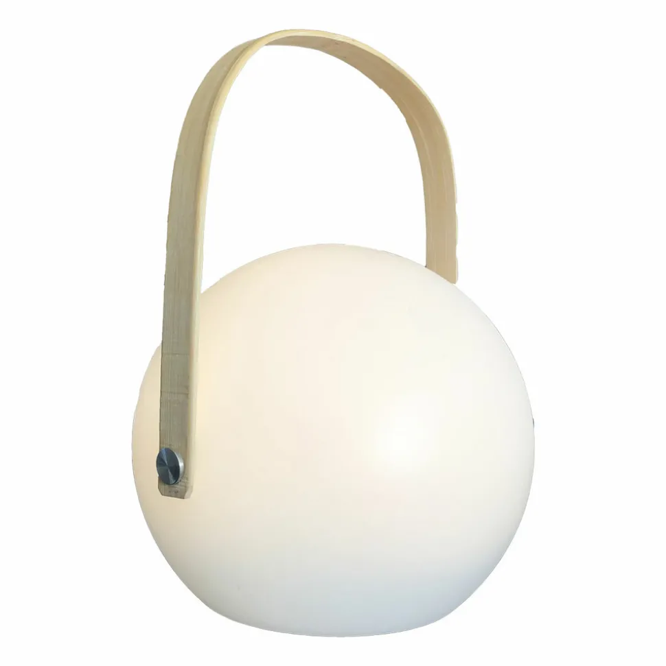Lampe de table led ronde atom