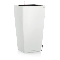 LECHUZA - Pot Cubico Color, coloris blanc D.40cm
