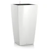 LECHUZA - Pot Cubico Premium, coloris blanc L.40xl.40xH.75cm