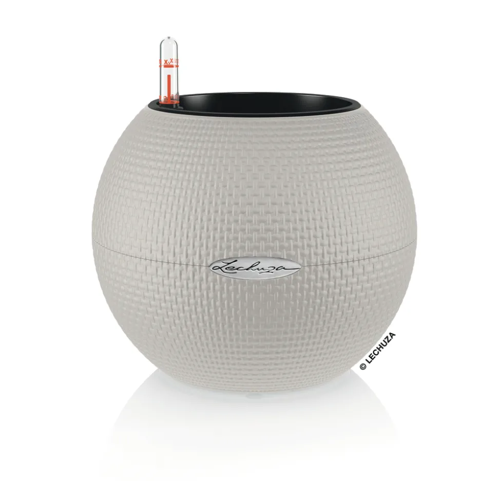 LECHUZA - Pot Puro Color, coloris brun sable D.20cm