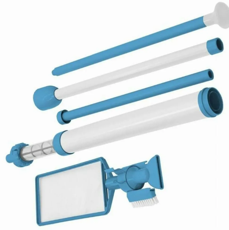 LIFE - Balai bleu et blanc utilisation manuel spa et petite piscine