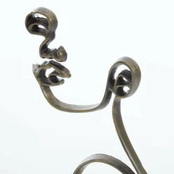 LIGHT AND LIVING - Silhouette sur pied face bronze 38x8x28cm