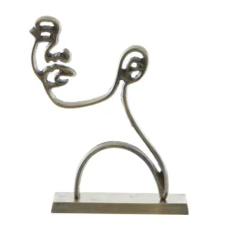 LIGHT AND LIVING - Silhouette sur pied face bronze 48x8x33cm