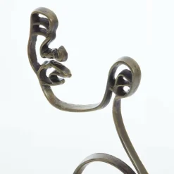 LIGHT AND LIVING - Silhouette sur pied face bronze 48x8x33cm