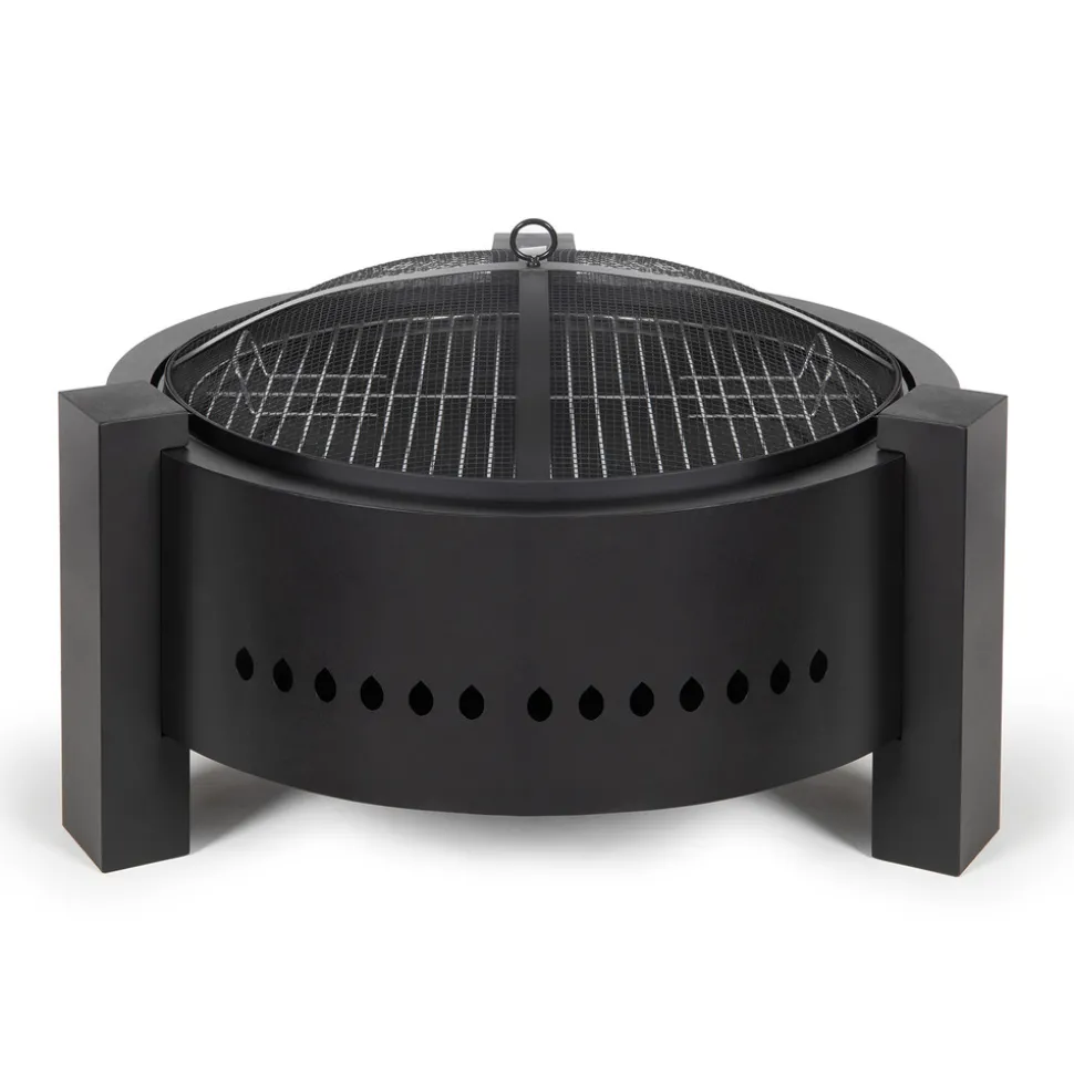 LIVOO - Livoo brasero au bois ou au charbon 47.5cm noir - doc286