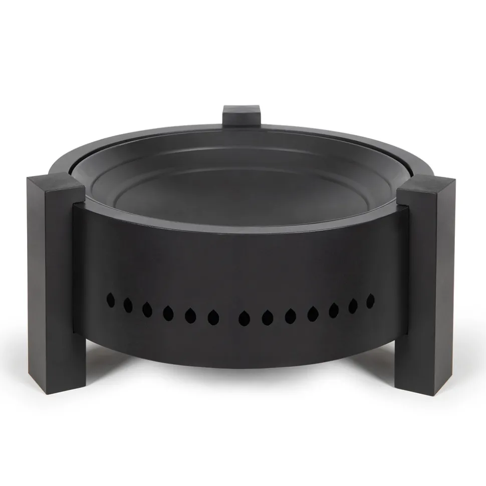LIVOO - Livoo brasero au bois ou au charbon 47.5cm noir - doc286