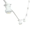 LOTTI - Guirlande guinguette extérieure câble blanc 5m 5 douilles e27 prolongeable ip44 luxa 230v lotti