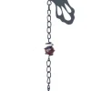 LOUIS MOULIN - Carillon en forme de colibri avec perles - anthracite