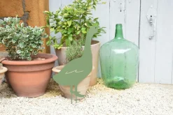 LOUIS MOULIN - Figurine à piquer oie - 50x34 cm - vert clair