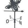 LOUIS MOULIN - Girouette abeille - 45x74 cm - anthracite