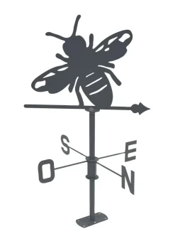 LOUIS MOULIN - Girouette abeille - 45x74 cm - anthracite