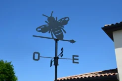 LOUIS MOULIN - Girouette abeille - 45x74 cm - anthracite