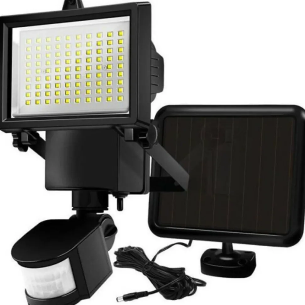 LUMI JARDIN - Projecteur solaire cooper black - h 22 cm - noir