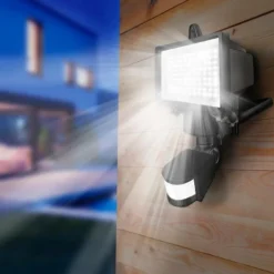 LUMI JARDIN - Projecteur solaire cooper black - h 22 cm - noir
