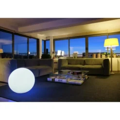 LUMISKY - - boule lumineuse filaire pour extérieur led - blanc bobby - ø60cm culot e27