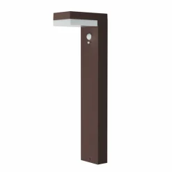 LUMISKY - Balise solaire à fixer ou à planter cenova marron aluminium h50cm