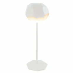 LUMISKY - Lampe de table design stone blanc aluminium h33cm