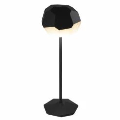 LUMISKY - Lampe de table design stone noir aluminium h33cm