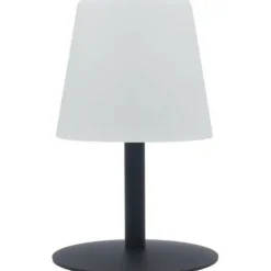 LUMISKY - Lampe de table led sans fil standy mini rock - lumisky - h 25 cm - gris et blanc