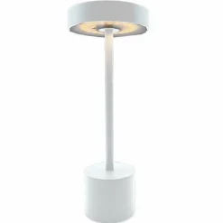 LUMISKY - Lampe de table sans fil roby blanc aluminium