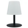LUMISKY - Lampe de table sans fil led standy mini noir acier h25cm