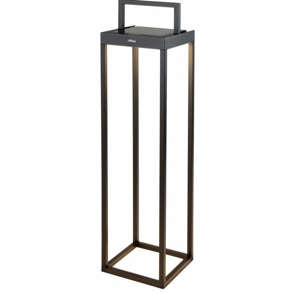LUMISKY - Lanterne solaire handy noir aluminium h52,5cm
