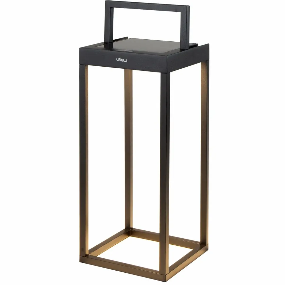 LUMISKY - Lanterne solaire handy noir aluminium h32,5cm