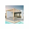 MADERLAND - Pergola accolée en bois lamellé-collé burgos 400 x 300 cm