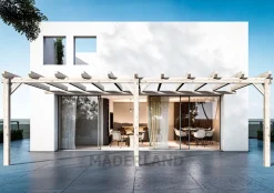 MADERLAND - Pergola en bois adossée - modèle sevilla - 900 x 500 cm