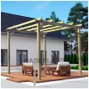 MADERLAND - Pergola en bois massif madrid 420 x 300 cm