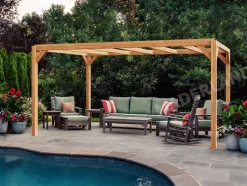 MADERLAND - Pergola en bois autoportante - modèle alicante - 300 x 300 cm