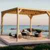 MADERLAND - Pergola en bois toulouse avec toit semi-ouvert 500 x 400 cm-